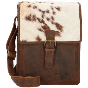 Greenland Nature Natuurlijke combinatie leren schoudertas 25 cm