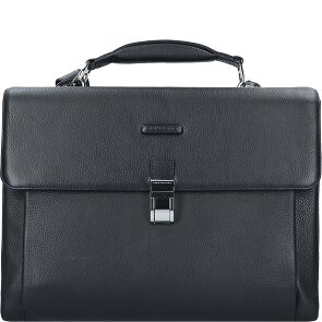 Piquadro Mode Aktetas Leer 41 cm Laptopcompartiment Piquadro Mode Aktetas Leer 41 cm Laptopcompartiment