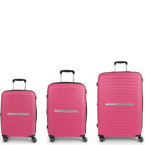 Gabol Shinyuu 4 wielen Kofferset 3-delig met uitbreidingsplooi