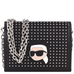 Karl Lagerfeld Ikonik 2.0 Portemonnee Leer 11 cm Karl Lagerfeld Ikonik 2.0 Portemonnee Leer 11 cm