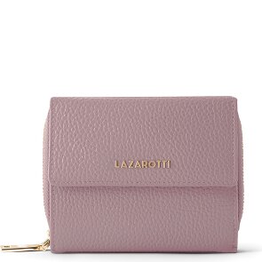 Lazarotti Bologna leer portemonnee met rits rondom, 12 cm