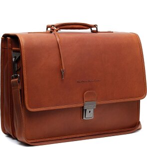 The Chesterfield Brand Glenwood Aktetas Messenger Leer 42 cm Laptop compartiment