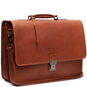 The Chesterfield Brand Glenwood Aktetas Messenger Leer 42 cm Laptop compartiment