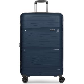 d&n Travel Line 4300-Plus 4 wielen Trolley L 76 cm met uitbreidingsplooi