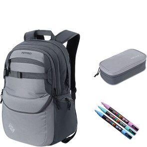 NITRO Future Hero Schooltas set 3-delig
