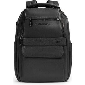 Piquadro Solm Dagrugzak Leer 39 cm Laptop compartiment