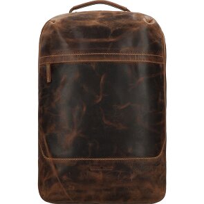 Greenburry Vintage reisrugzak leer 48 cm laptopvak