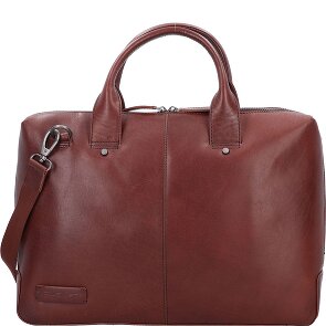 Plevier Rock Basalt Koffer Leer 41 cm Laptop compartiment