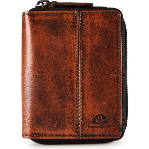 Greenburry Destressed Portemonnee RFID-bescherming Leer 10.5 cm