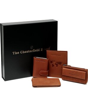 The Chesterfield Brand Creditcardhouder 4-delige geschenkset leer 7 cm