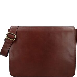 Leonhard Heyden Cambridge Messenger Leder 38 cm Laptopcompartiment