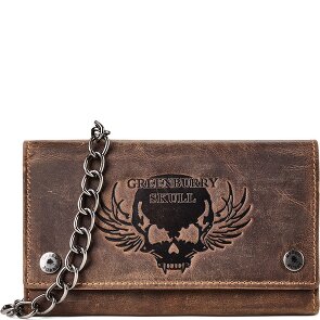 Greenburry Biker Portemonnee RFID-bescherming Leer 17 cm