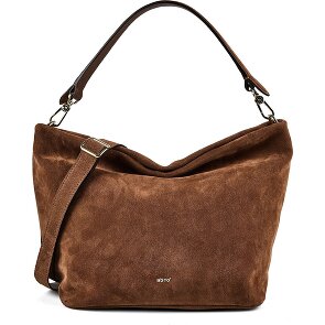 abro Ebony Schoudertas Leder 39 cm