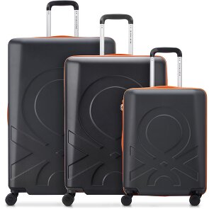 Delsey Paris x United Colors of Benetton Fabrica 4-wiel kofferset 3-delig.