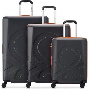 Delsey Paris x United Colors of Benetton Fabrica 4-wiel kofferset 3-delig.