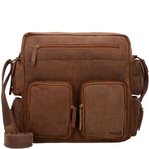 Greenland Nature Montenegro schoudertas leer 33 cm laptop compartiment
