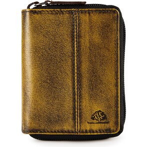 Greenburry Destressed Portemonnee RFID-bescherming Leer 10.5 cm