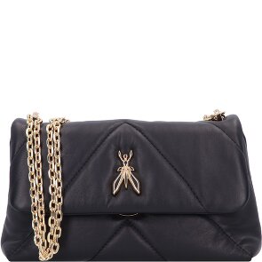 Patrizia Pepe Fly gewatteerde lederen schoudertas 25 cm