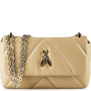 Patrizia Pepe Fly gewatteerde lederen schoudertas 25 cm