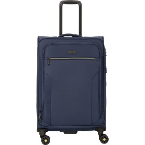 d&n Travel Line 9704 4 wielen Trolley M 68 cm met uitbreidingsplooi