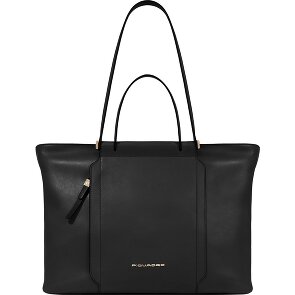 Piquadro Circle Shopper Tas Leer 38 cm Laptop compartiment