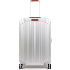Piquadro Aluminium Trolley met 4 wielen, 69 cm