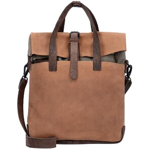 Harold's Twister aktetas met rugzakfunctie leer 34 cm laptopvak