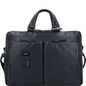 Piquadro Harper aktetas Leer 40 cm Laptopcompartiment