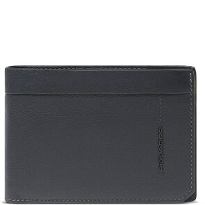 Piquadro Portuom Portemonnee RFID-bescherming Leer 13 cm