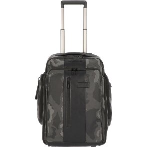 Piquadro Brief 2-Wiel Rugzak Trolley 53 cm Laptopcompartiment
