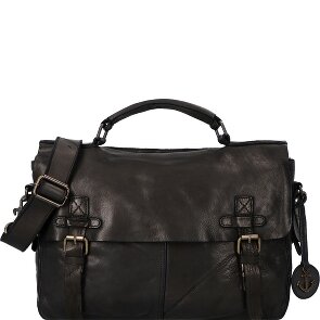 Harbour 2nd Ashton Boodschapper Leer 25 cm Laptop compartiment
