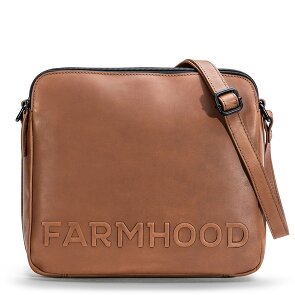 Farmhood Nashville XL schoudertas 2 vakken leer 29 cm