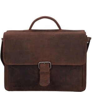 Plevier Retro Newton Aktentas Leder 41 cm Laptopvak