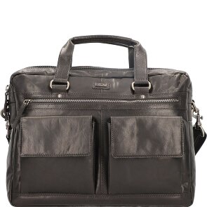 Spikes & Sparrow Aktetas leer 41 cm laptop compartiment