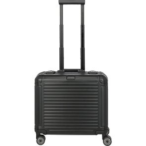 Travelite Next 4-wielige zakelijke trolley van Aluminium, 43 cm