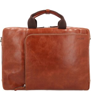 Picard Buddy Aktetas Messenger Leer 42 cm Laptop compartiment