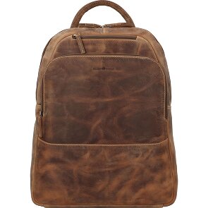 Greenburry Vintage Dagrugzak Leer 43 cm Laptop compartiment