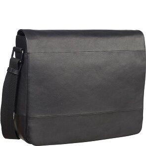 Leonhard Heyden Hamburg Messenger Leder 38 cm Laptopcompartiment