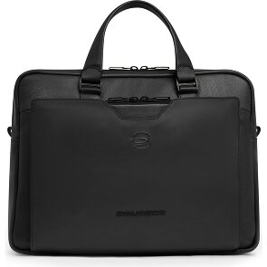 Piquadro Ael Koffer Leer 37 cm Laptop compartiment