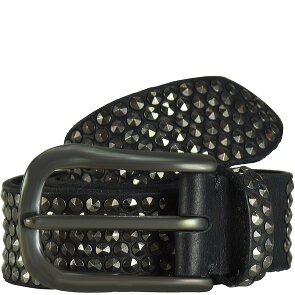 b.belt Studded belt leer 85 cm
