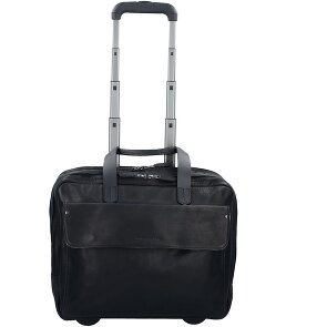 Harold's 2-wiel Business Trolley Leder 40 cm Laptopcompartiment