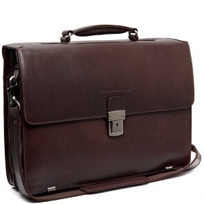 The Chesterfield Brand Salvatore Aktetas Messenger Leer 42 cm Laptop compartiment
