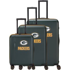 Travelite travelite x NFL 4 wielen Kofferset 3-delig met uitbreidingsplooi