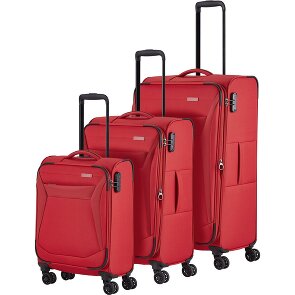 Travelite Chios 4 wielen Kofferset 3-delig met uitbreidingsplooi