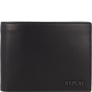 Replay Portemonnee RFID-bescherming Leer 13 cm Replay Portemonnee RFID-bescherming Leer 13 cm