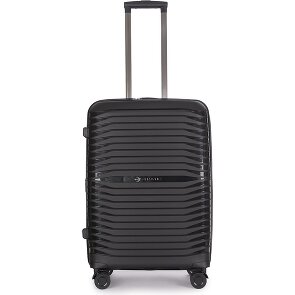 Stratic Bright+ 4 wielen Trolley M 66 cm met uitbreidingsplooi