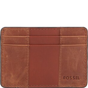 Fossil Everett creditcard etui leer 10 cm