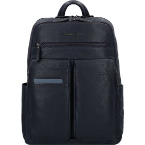Piquadro Paavo Dagrugzak Leer 43 cm Laptop compartiment