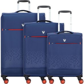 Roncato Crosslite 4 wielen Kofferset 3-delig met uitbreidingsplooi