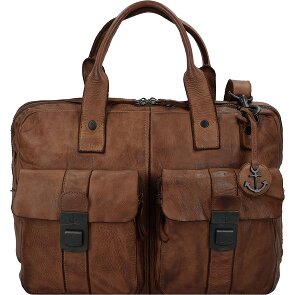 Harbour 2nd Koele Casual Winterhude aktetas Leer 40 cm Laptopcompartiment Harbour 2nd Koele Casual Winterhude aktetas Leer 40 cm Laptopcompartiment